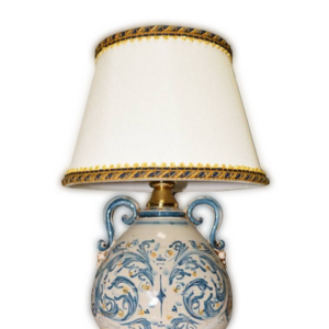 Lume comodino h30cm ceramiche di Caltagirone