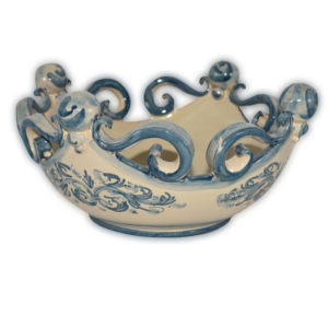 Centrotavola pallina Ø 25cm e Ø 30cm ceramiche di Caltagirone collezione Sofia, La Maiolica Calatina