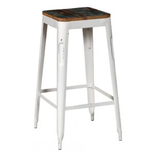 Sgabello Bar Bianco, Linea Cook