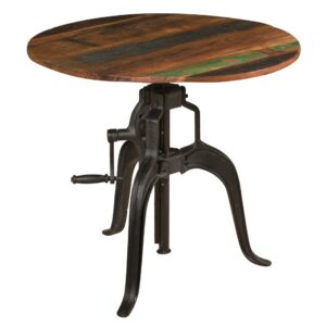 Tavolo Crown regolabile, Top Legno