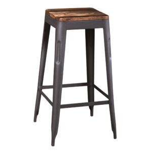 Sgabello Bar Grigio, Linea Cook